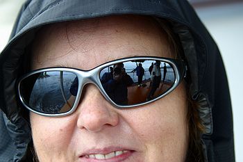 I can see myself in your glasses