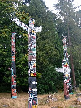 Totem Poles in Stanley Park
