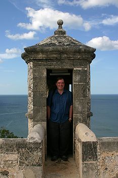 Boy in a turret