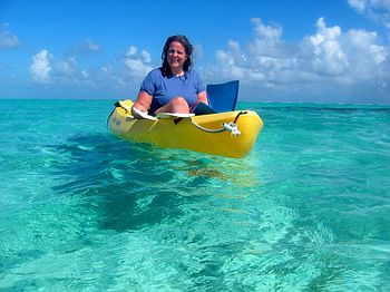 How clear is that sea?