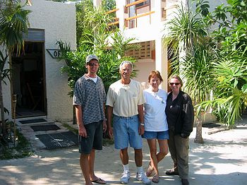 Tom, Dietmar, Almut & me