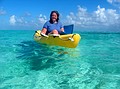 How clear is that sea?