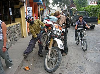 Packing their bike