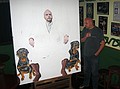 The Master with his work