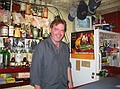 Behind the bar - how irresponsible!
