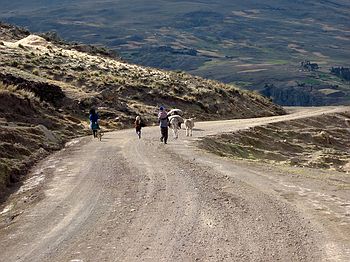 On our way down