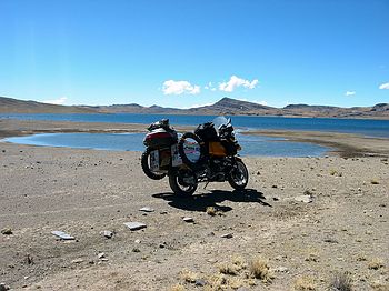 How blue is that lake?