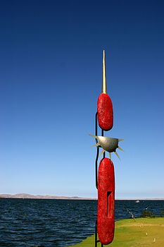 Titicaca shore