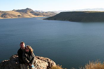 Lake Umayo & us, thanks Dan.